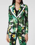 PHILIPP PLEIN Duchesse Blazer Hawaii Women