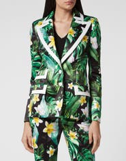 PHILIPP PLEIN Duchesse Blazer Hawaii Women
