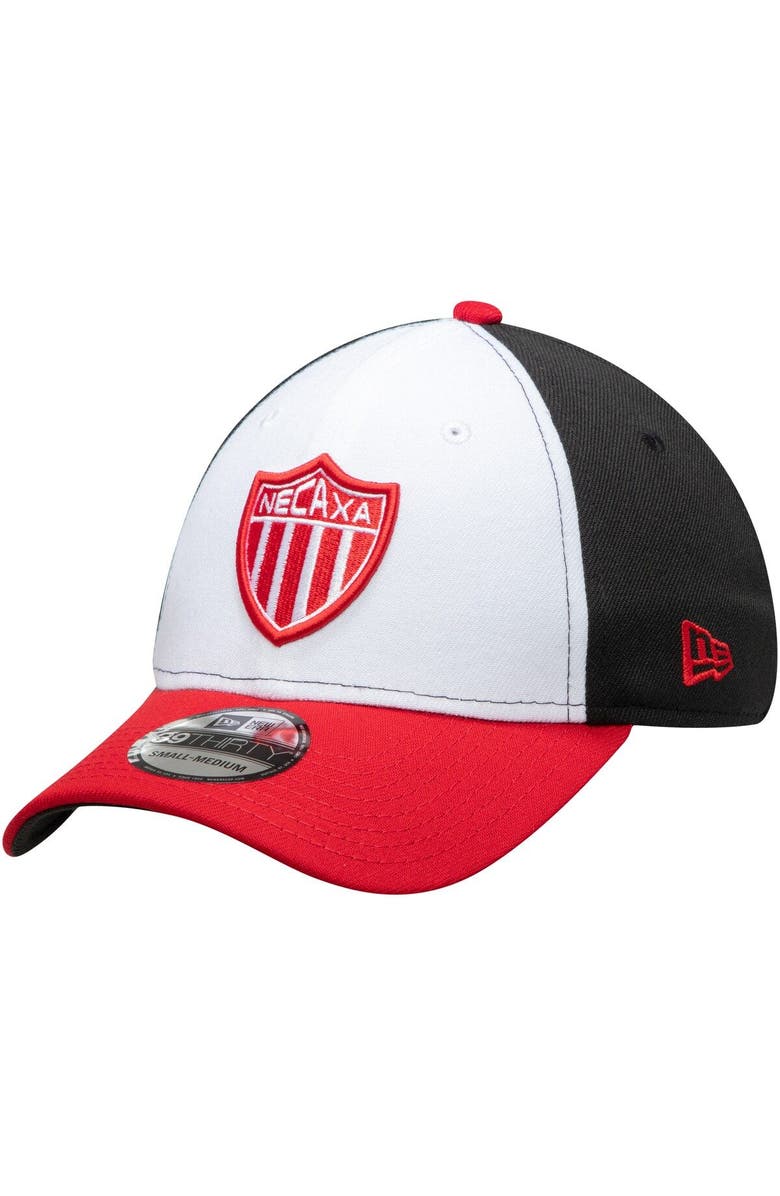 New Era Men's New Era White Club Necaxa Team 39THIRTY Flex Hat, Main, color,