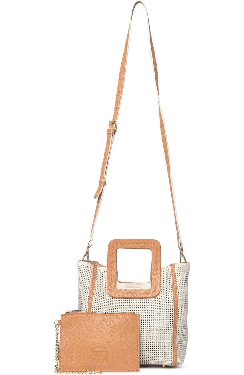 TMRW STUDIO Antonio Mini Perforated Leather Tote, Alternate, color,