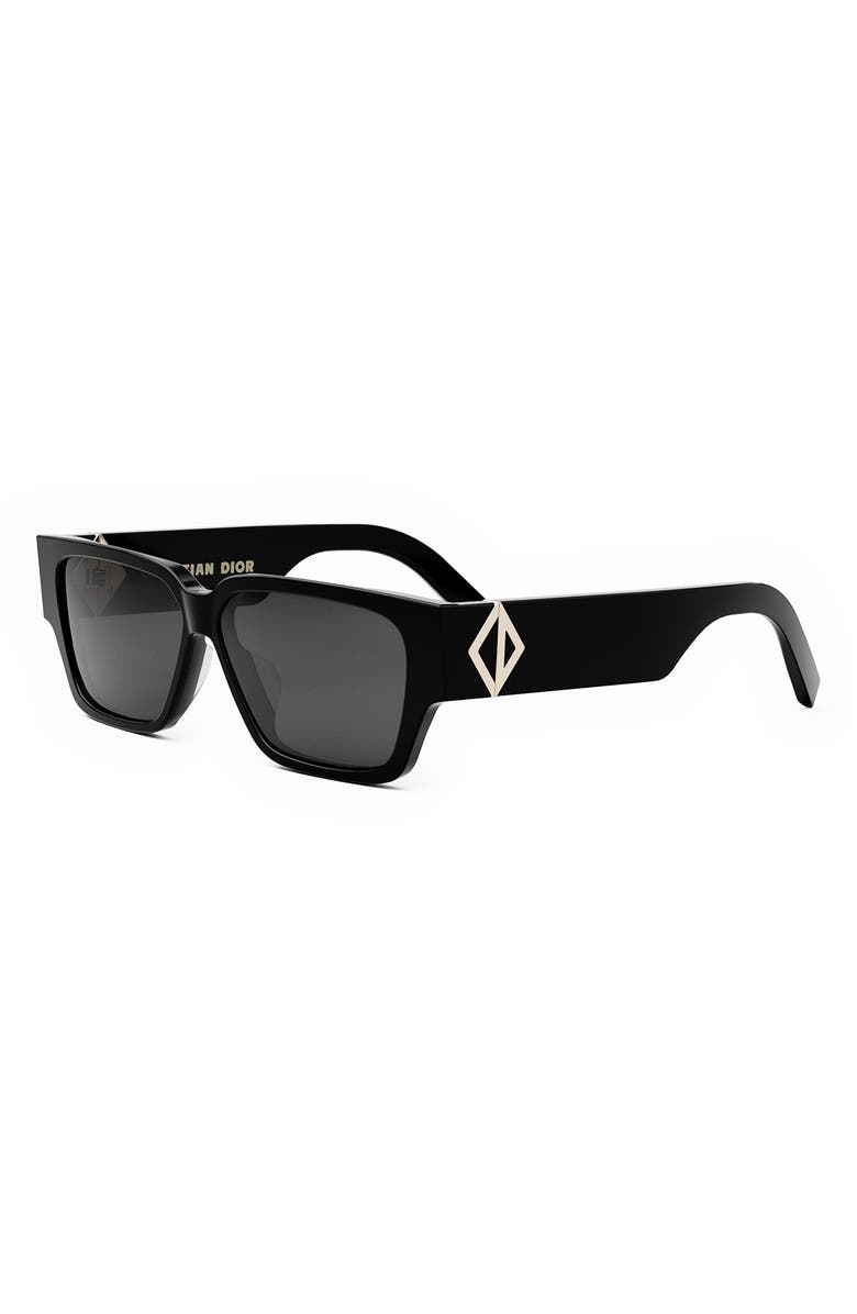 DIOR CD Diamond S5I 56mm Geometric Sunglasses, Alternate, color, 
