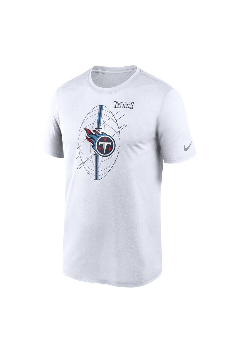 Men's Nike  White Tennessee Titans Legend Icon Performance T-Shirt, Alternate, color, White