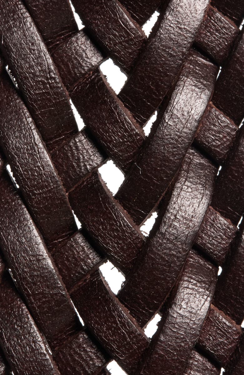 Madewell Woven Leather Belt, Alternate, color,