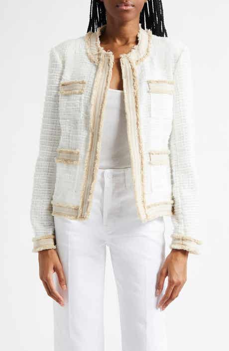L'AGENCE Agnes Tweed Jacket