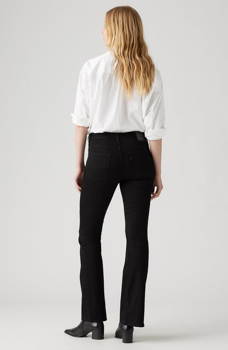 Levi's<sup>®</sup> 725 High Waist Bootcut Jeans, Alternate, color, Soft Black