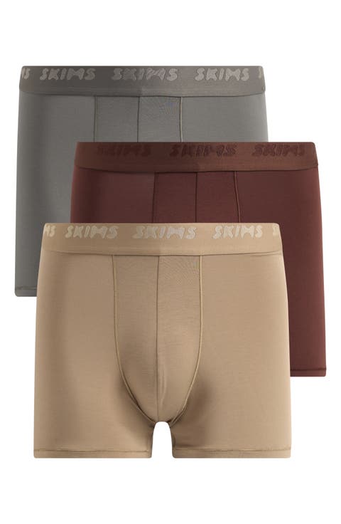 3-Pack 3-Inch Stretch Modal Boxer Briefs (Regular & Big)