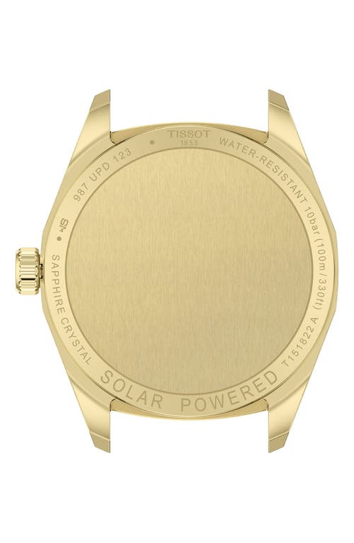 Tissot Prc 100 Solar Quartz Bracelet Watch, 39mm In Gold