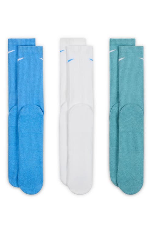 Nike Assorted 3-pack Everyday Plus Cushion Crew Training Socks