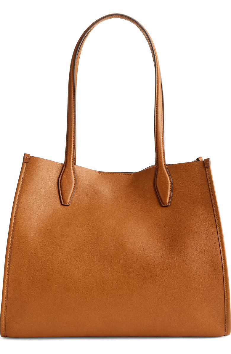 Madewell The Lexington Leather Tote, Alternate, color, Hot Coffee