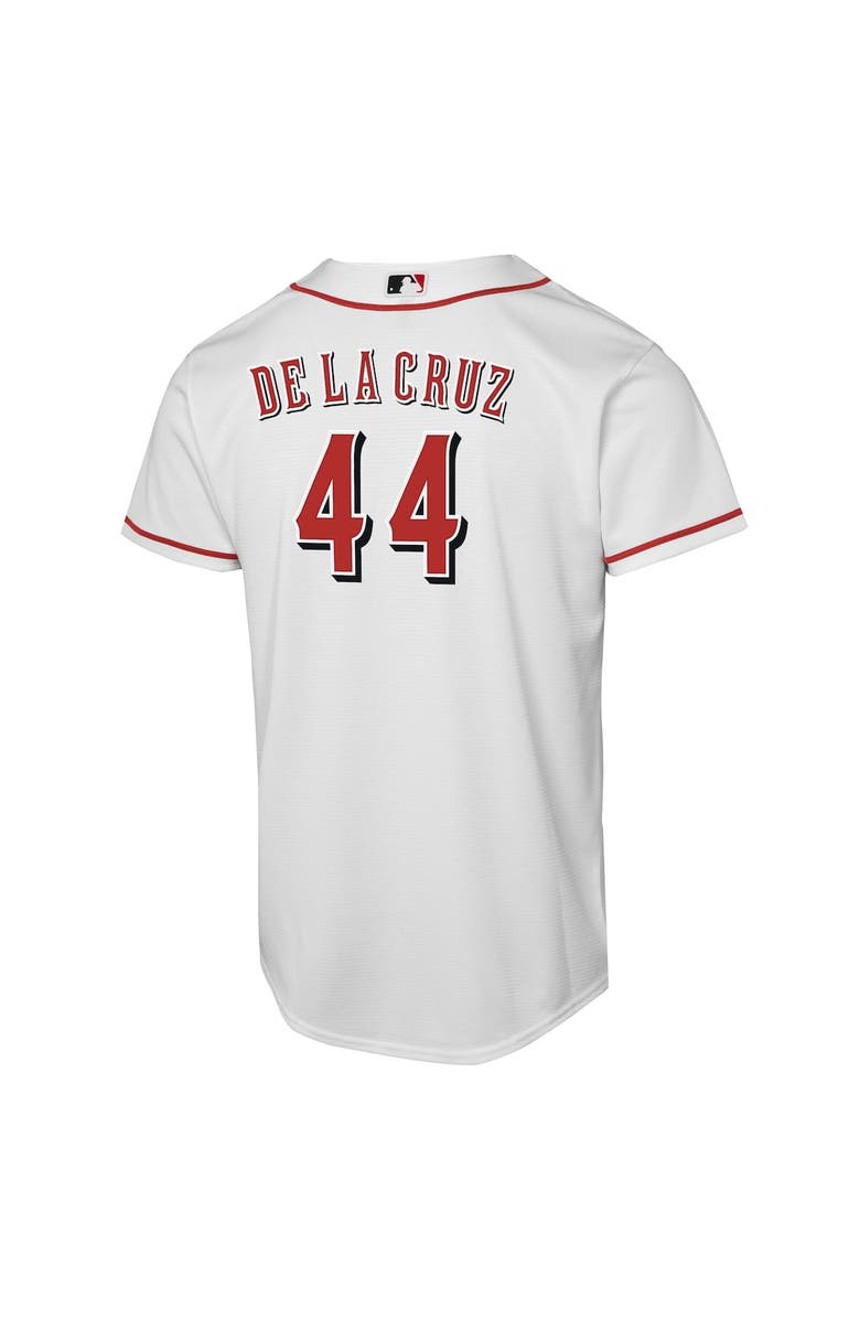 Nike Youth Nike Elly De La Cruz White Cincinnati Reds Home Replica Player Jersey, Alternate, color, White