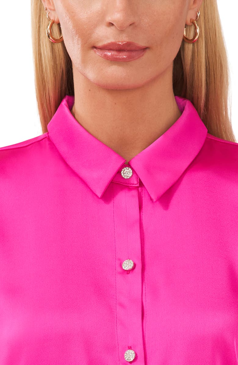 Halogen<sup>®</sup> Button-Up Shirt, Alternate, color, Taffy Pink