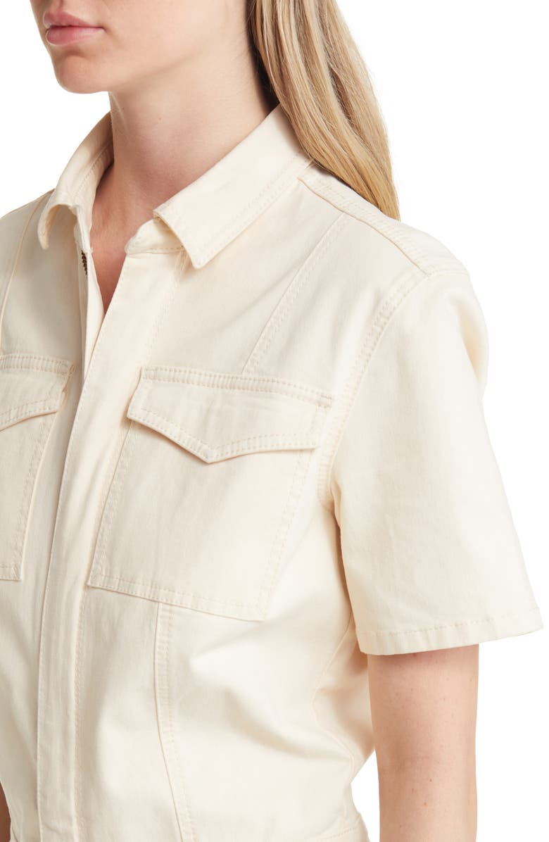 1822 Denim Stretch Cotton Utility Romper, Alternate, color, 