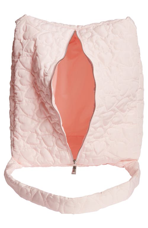 Bp. Quilted Heart Tote In Pink