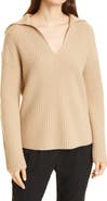 Vince Collared Wool & Cashmere Sweater