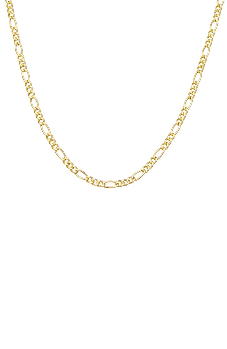 FZN Men's Figaro Chain Necklace, Main, color, Yellow