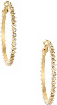 Ettika Cubic Zirconia Hoop Earrings