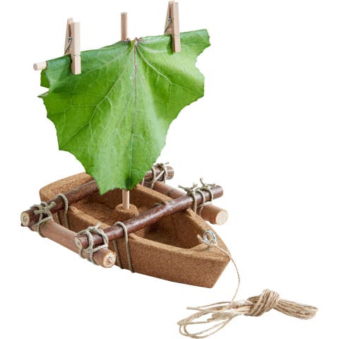 DIY Cork Boat for Kids - Outdoor Toys for Kids 6 and up, STEM Craft Kit and Building Toys, Ideal 6 Year Old Birthday Gift