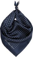 Lauren Ralph Lauren Polka Dot Square Silk Scarf