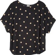 Anne Klein Polka Dot Blouse