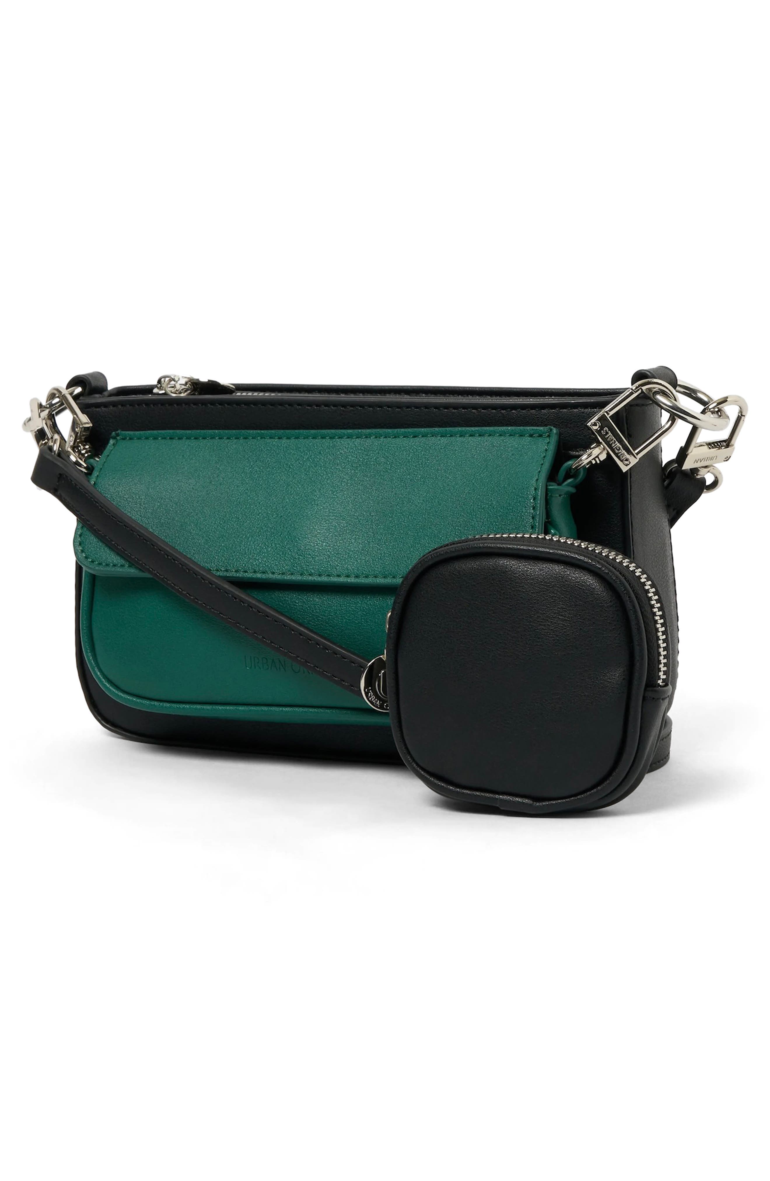 Urban Originals Sunshine Vegan Leather Crossbody Bag, Alternate, color, Black