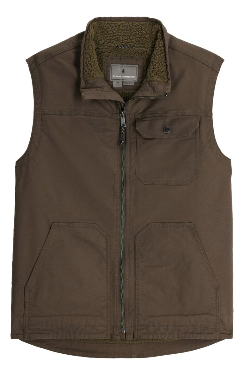 ROYAL ROBBINS El Cap Canvas Vest, Main, color, Forester