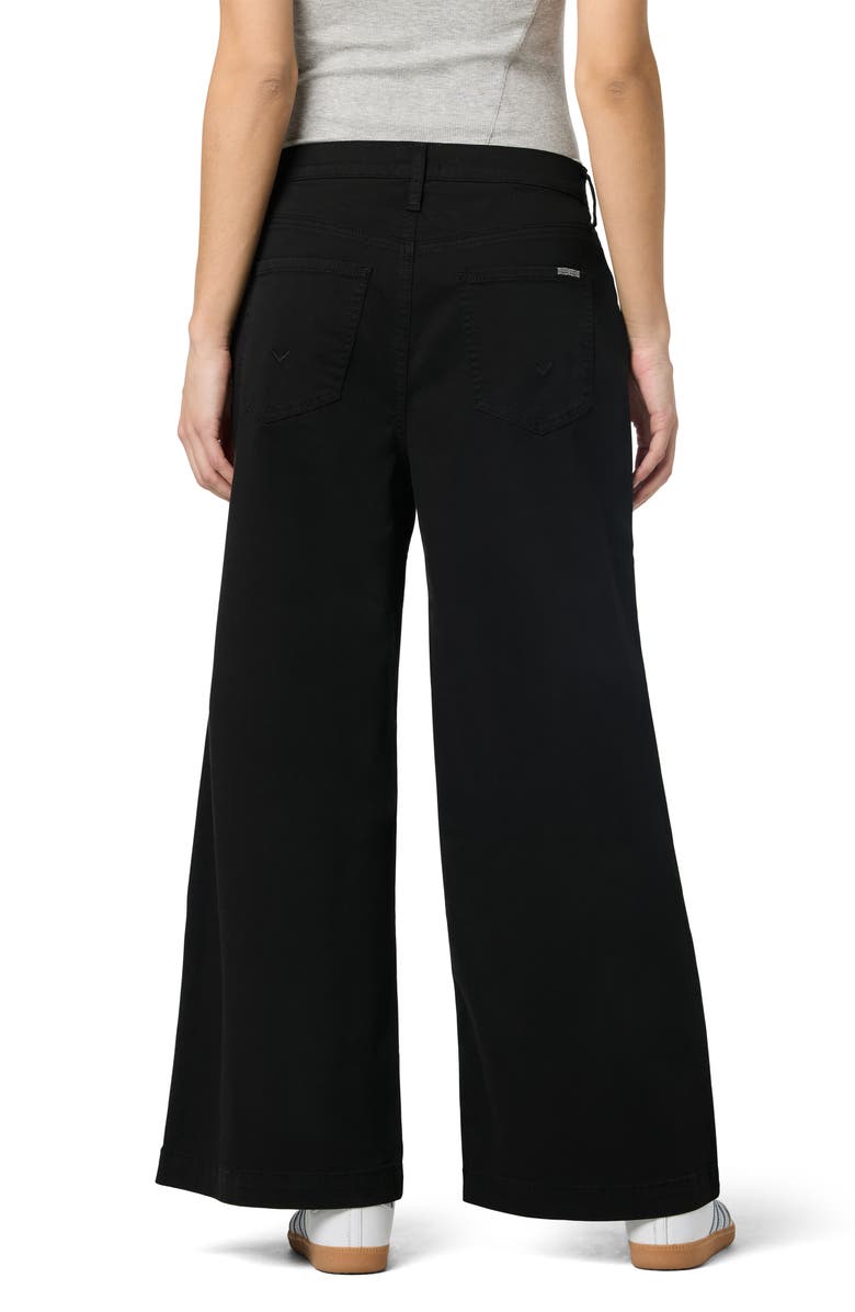 Hudson Jeans Jolene Wide Leg Jeans, Alternate, color, Black