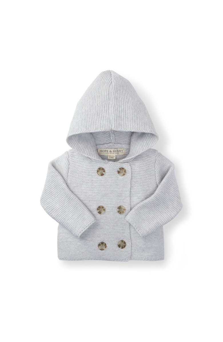 Hope & Henry Baby Faux Fur Hooded Sweater, Alternate, color,