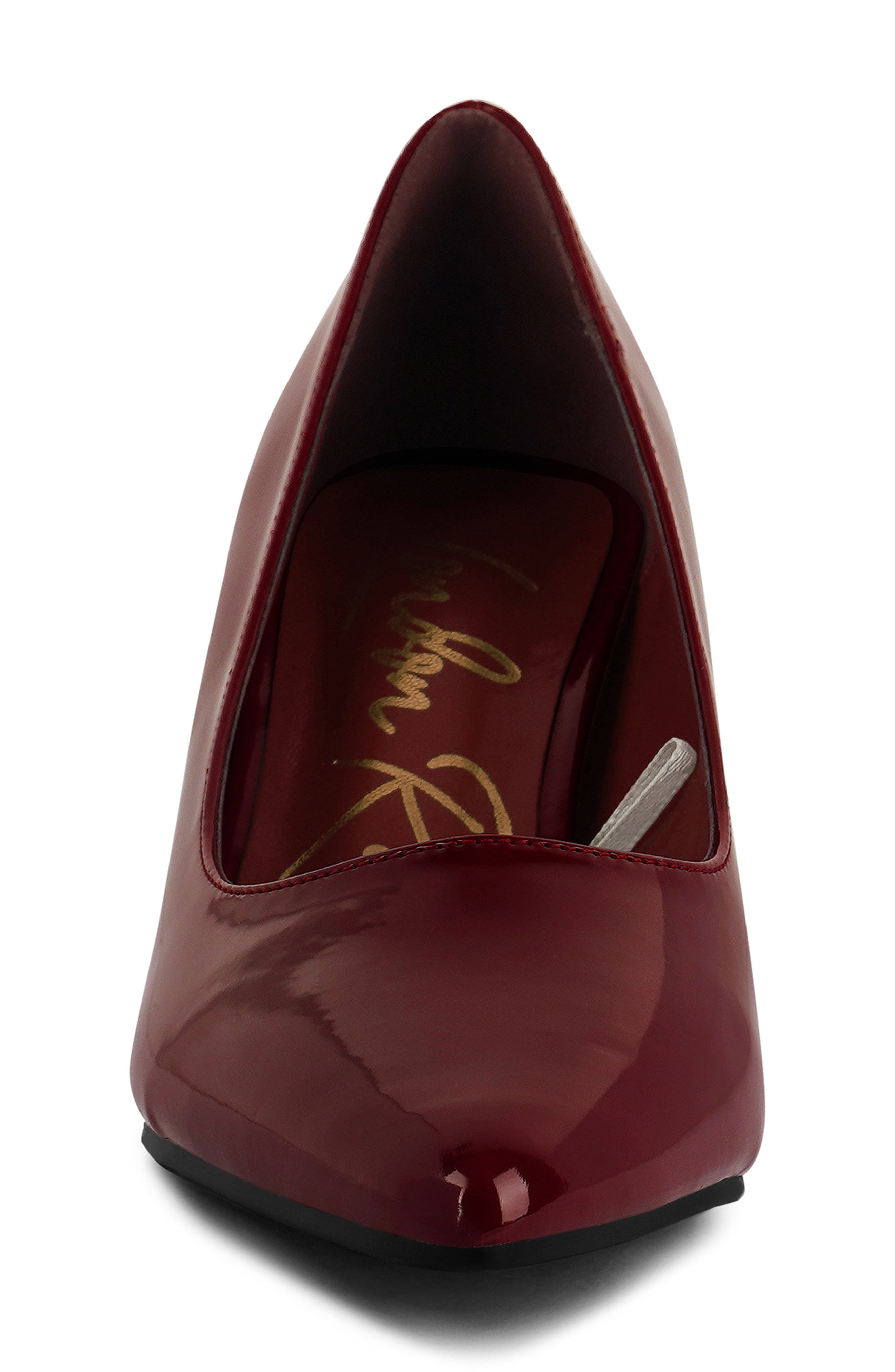 Zaila Block Heel Pump, Alternate, color, BURGUNDY