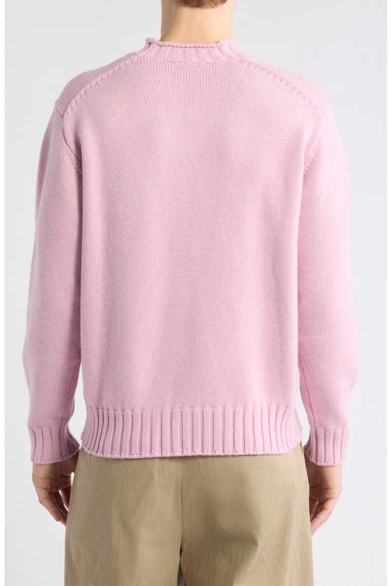 Gender Inclusive Chunky Roll Neck Sweater, Alternate, color, PALE PINK