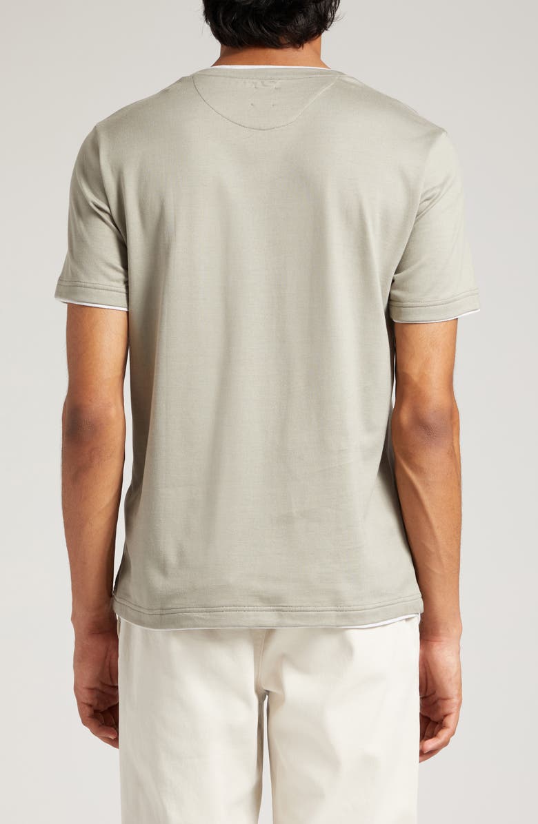 Eleventy Crewneck Giza Egyptian Cotton T-Shirt, Alternate, color, 