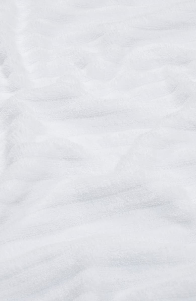 Woven & Weft Rib 2-Pack Bath Towel Set, Alternate, color, White