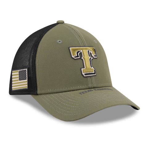 Men's New Era  Olive Texas Rangers 2026 Armed Forces Day 39THIRTY M-Crown Flex Hat