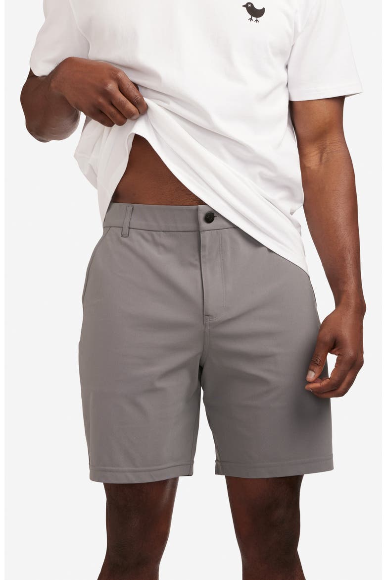 Performance Flat Front Golf Shorts, Alternate, color, GREY