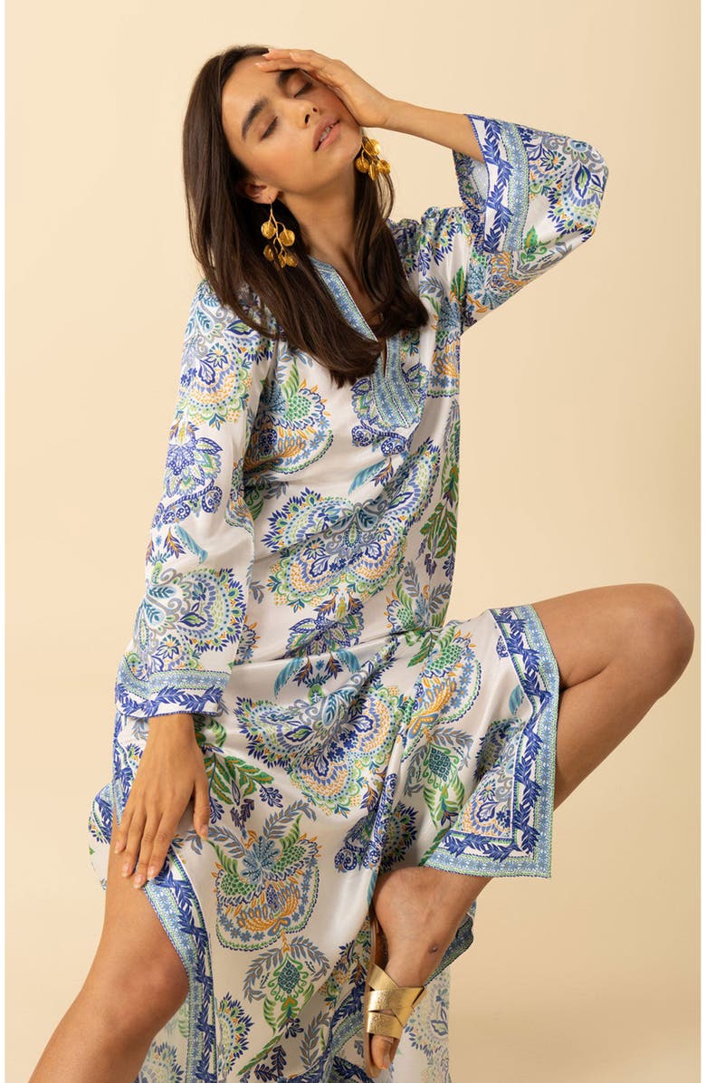 Hale Bob Sariyah Charmeuse Dress, Alternate, color, 