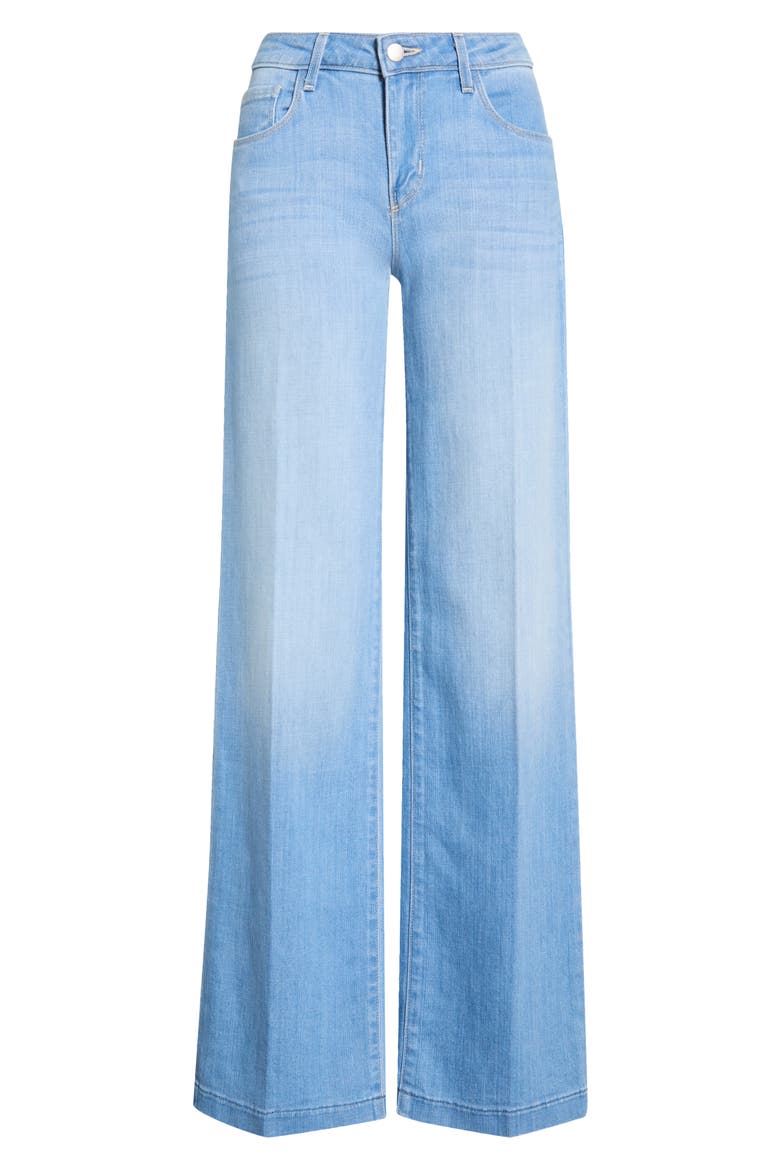 Joanne Wide Leg Jeans, Alternate, color, AMHERST