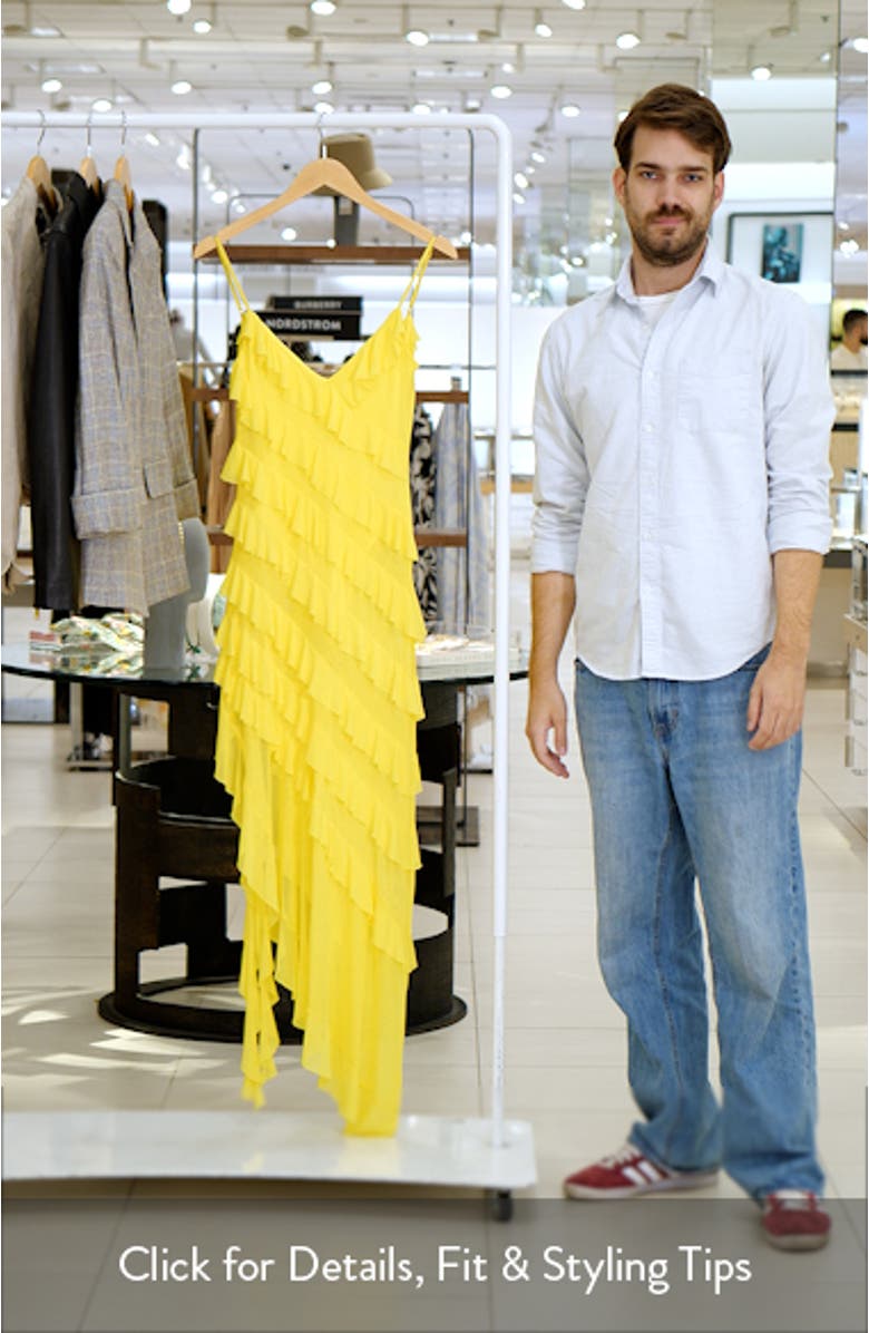 Vienna Tiered Ruffle Mesh Dress, sales video thumbnail