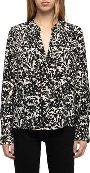 Zadig & Voltaire Tink Floral Print Top