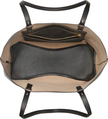 do it all fine grain leather tote
