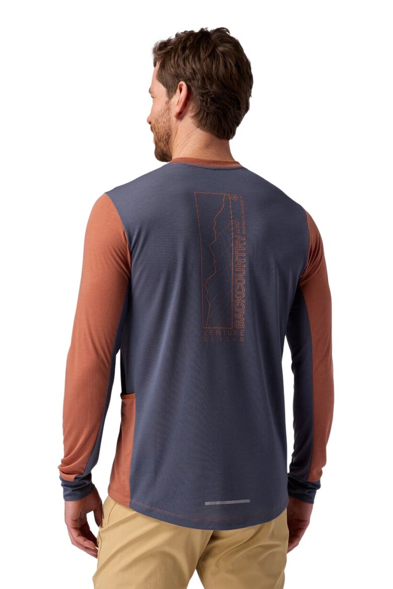Slickrock Drirelease Long-Sleeve Tech T-Shirt - Men's, Alternate, color, Sierra/Turbulence