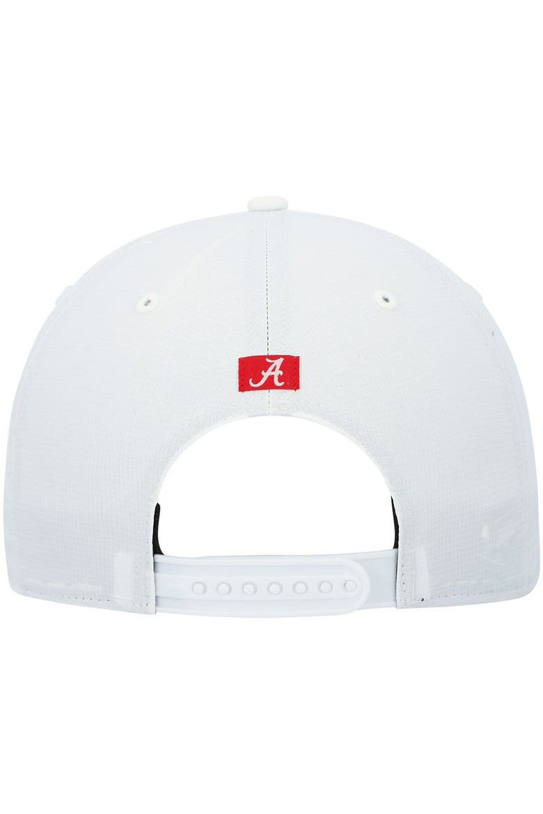 Men's '47 White Alabama Crimson Tide Stars and Stripes Flag Flutter Hitch Snapback Hat, Alternate, color, White