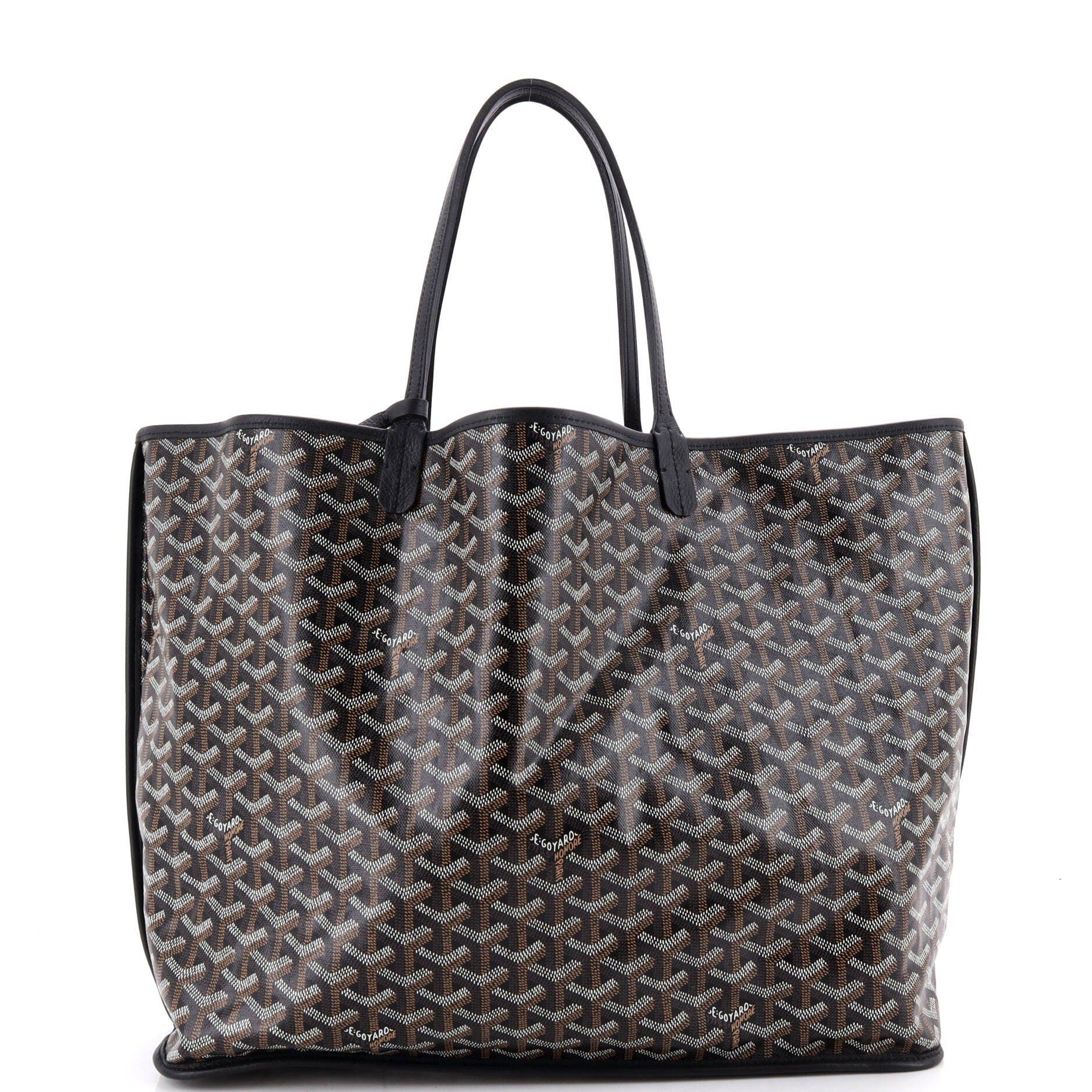 Anjou Reversible Tote Coated Canvas GM, Alternate, color, Black