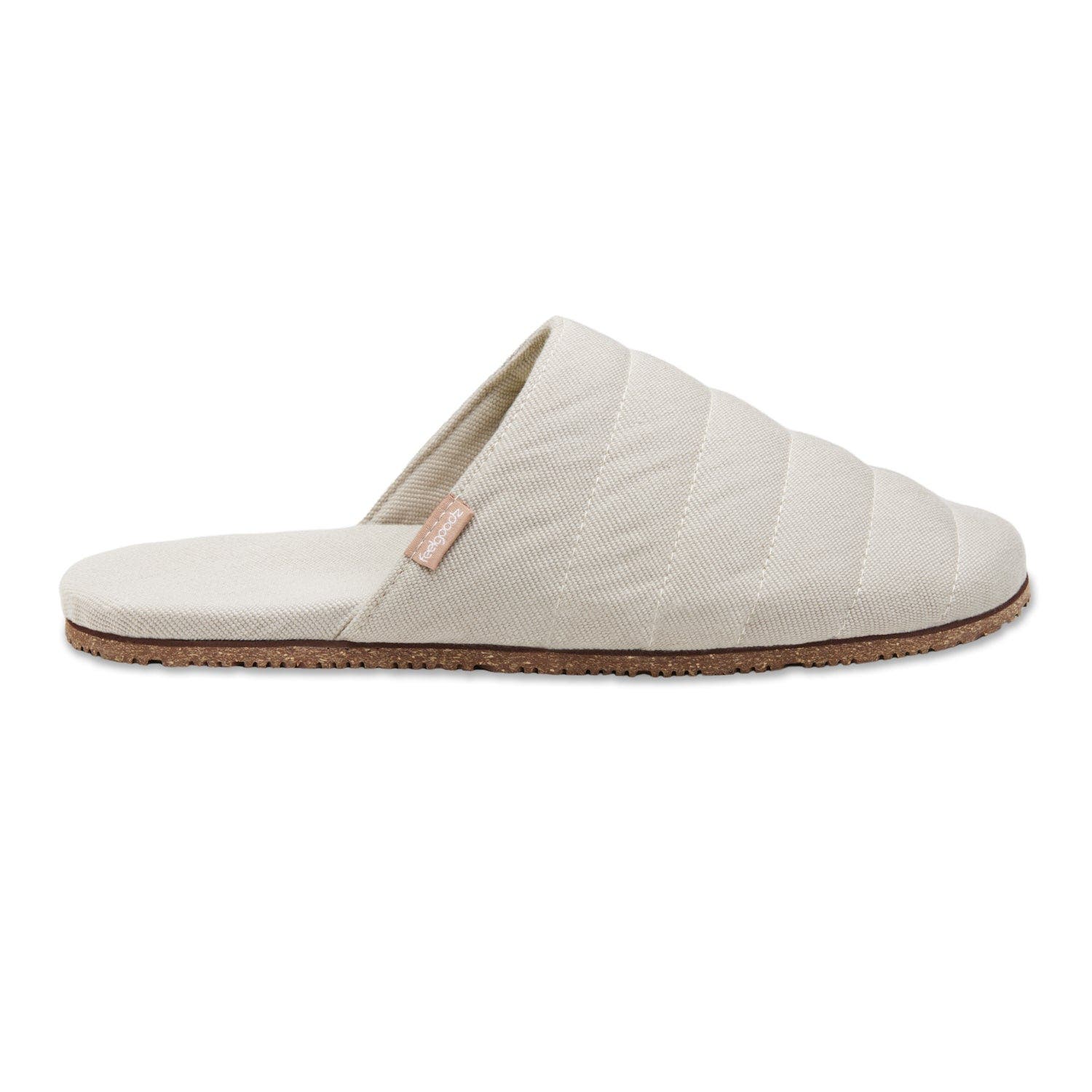 Feelgoodz Men's Mule Slipper Artisan Quilted Indoor / Outdoor House Shoes, Alternate, color, Greylock