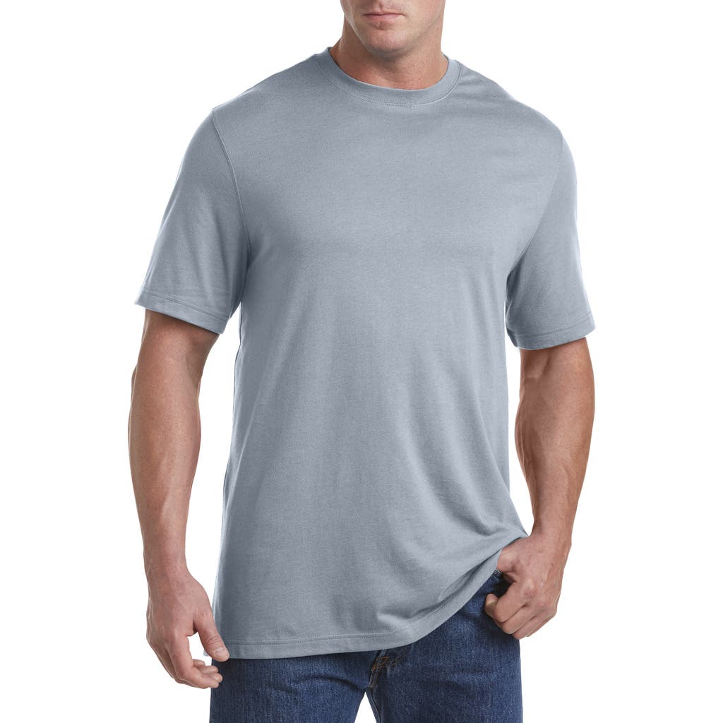 Harbor Bay By Dxl Moisture-wicking Jersey T-shirt In Tradewinds