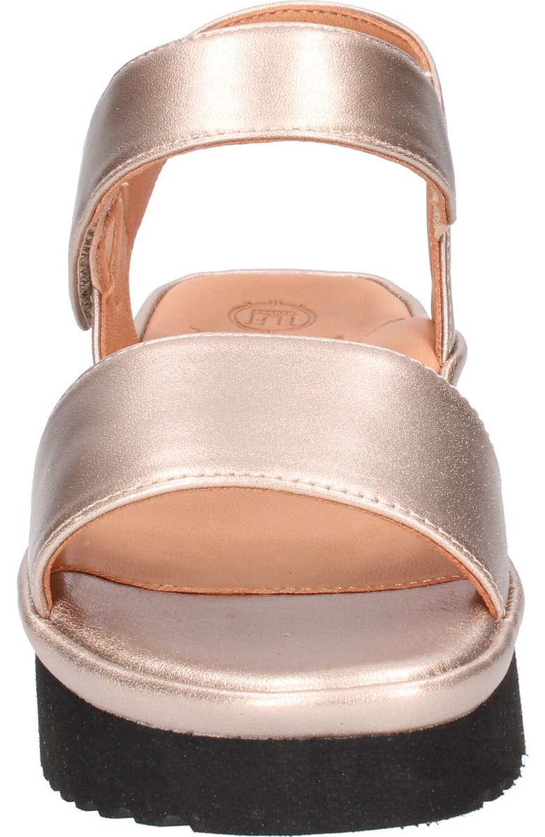 L
Amour des Pieds Abrilla Platform Sandal, Alternate, color, Champagne