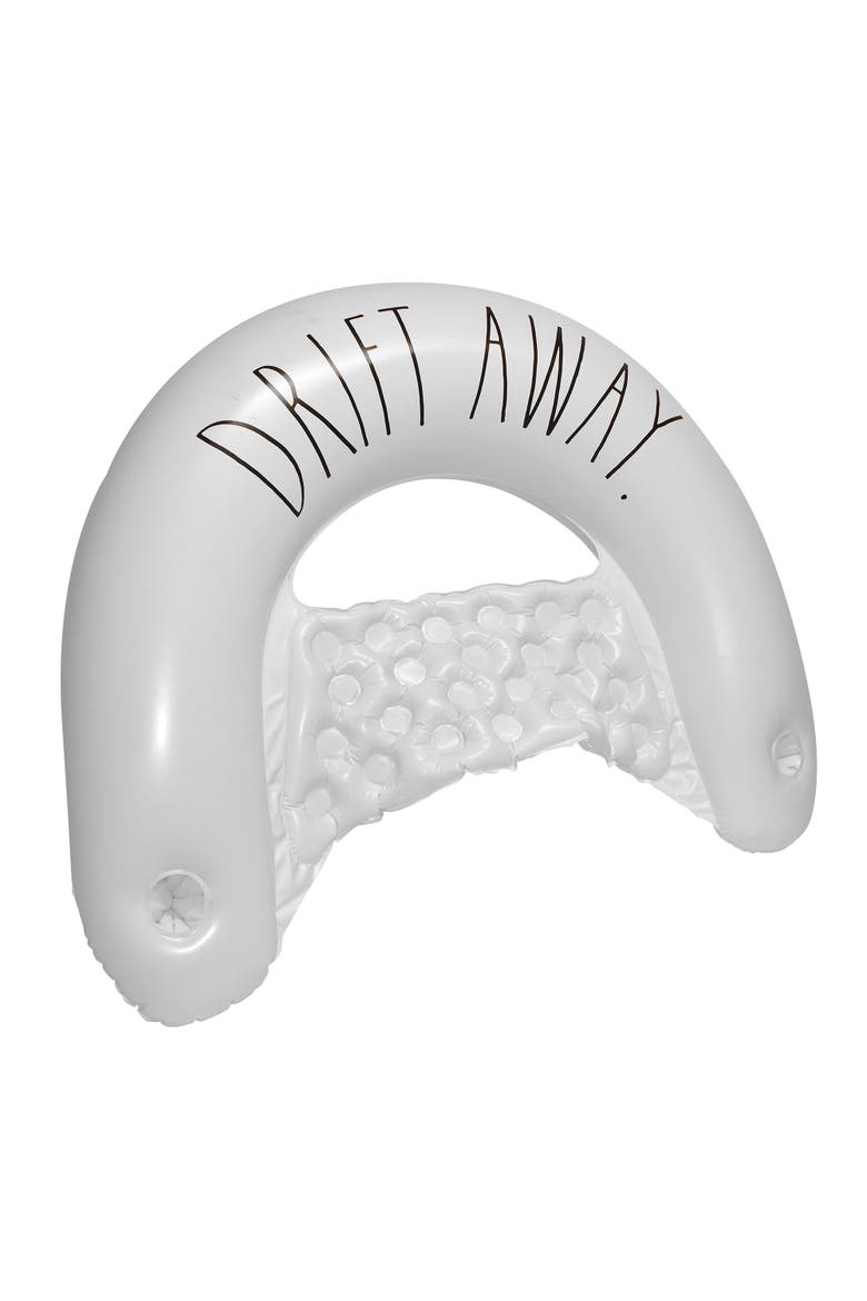 Drift Away Chair Lounger 55 inch x 36 inch Water & Pool, Alternate, color, White