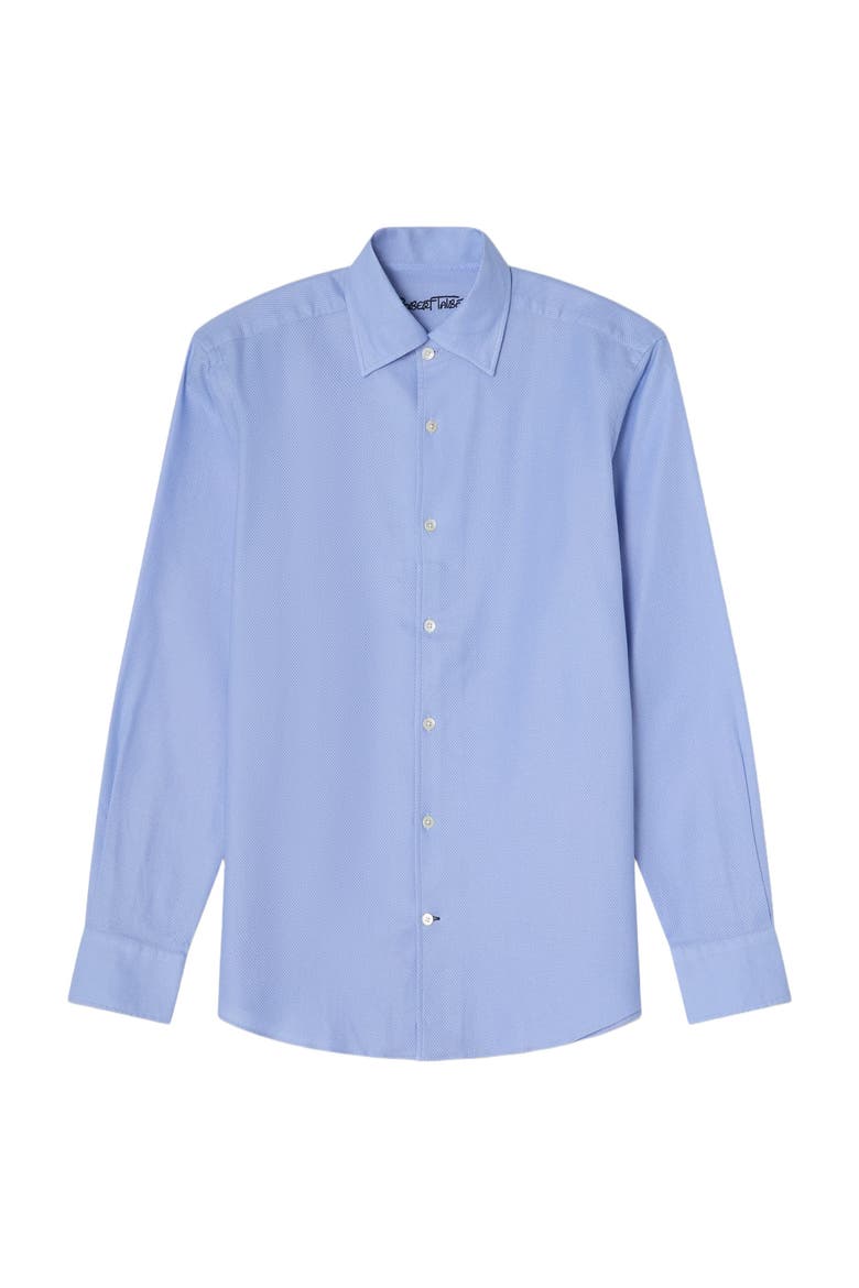 Morgan Giro Inglese Shirt, Alternate, color, Blue