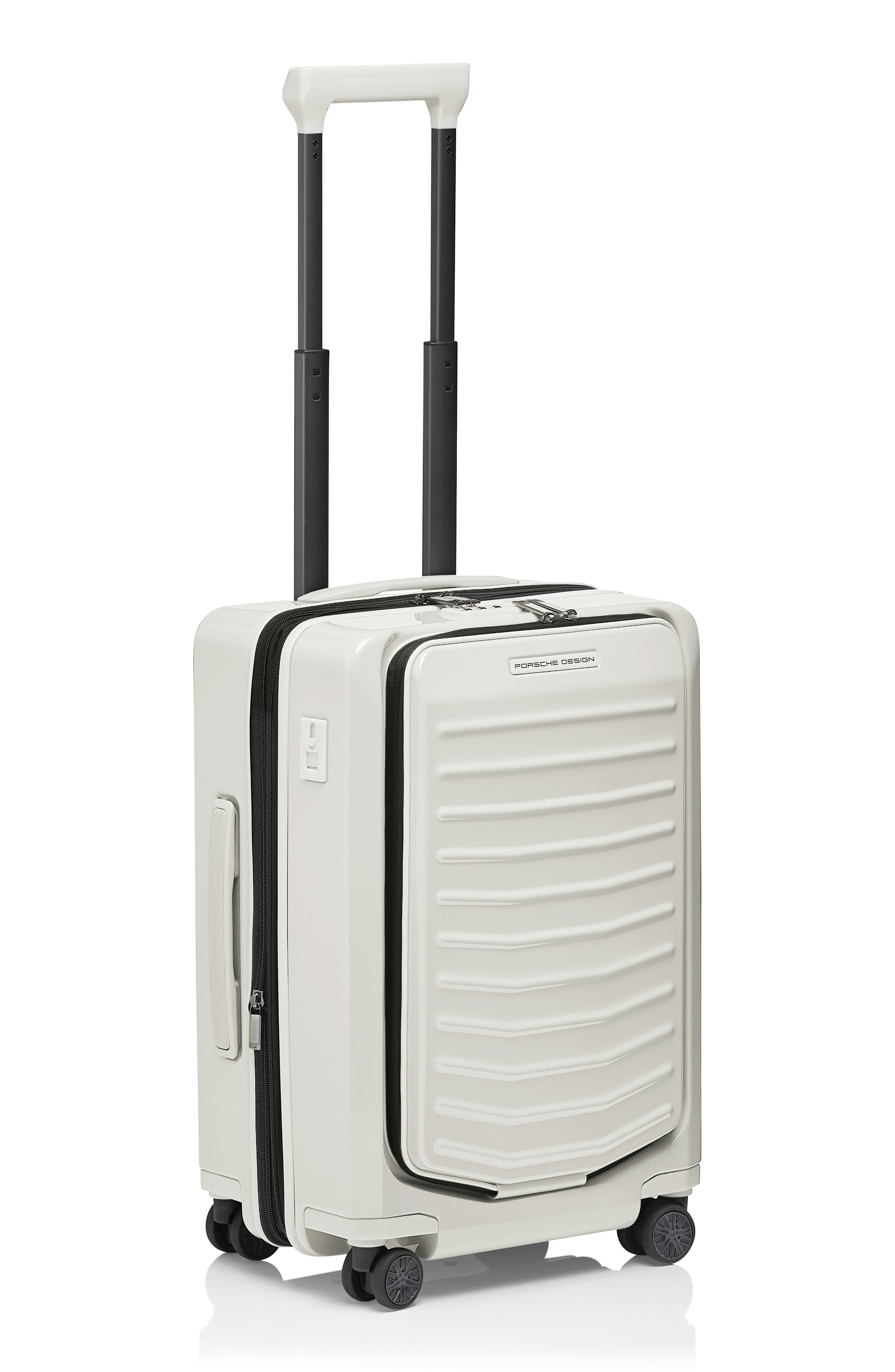 Porsche Design Roadster Carry-On Expandable 21-Inch Spinner Suitcase, Alternate, color, White