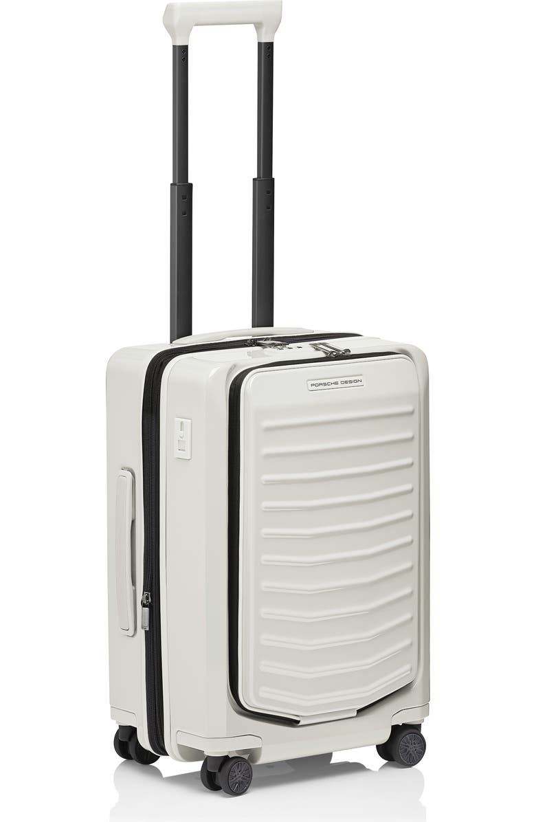 Porsche Design Roadster Carry-On Expandable 21-Inch Spinner Suitcase, Alternate, color, White