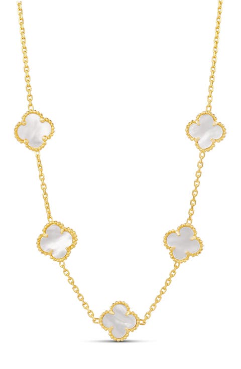 Clover Frontal Necklace