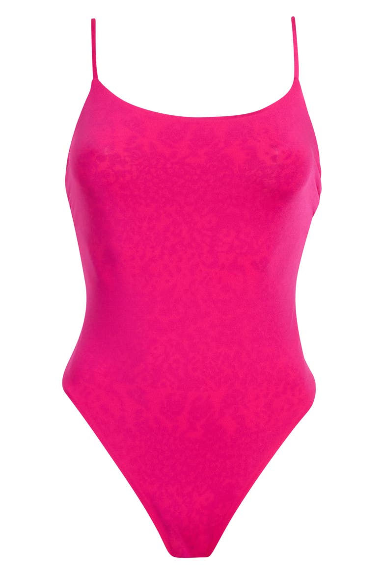Luster Reversible One-Piece Swimsuit, Alternate, color, PINK